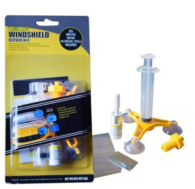 Premium Glass and Windscreen Repair Tool Set for Sealing Cracks and Preventing Further Damage on Car Windscreens