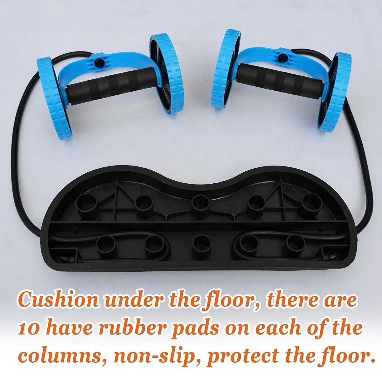 Premium Abdominal Muscle Training Roller with Resistance Bands for Strengthening Core Muscles and Improving Fitness