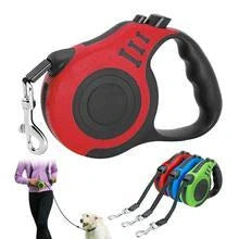 Automatic telescopic pet leash with one-handed braking and locking system, made of eco-friendly materials for safe and convenient pet walking