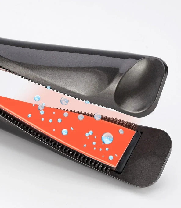 2-in-1 Professional Hair Straightener and Crimper with adjustable temperature settings