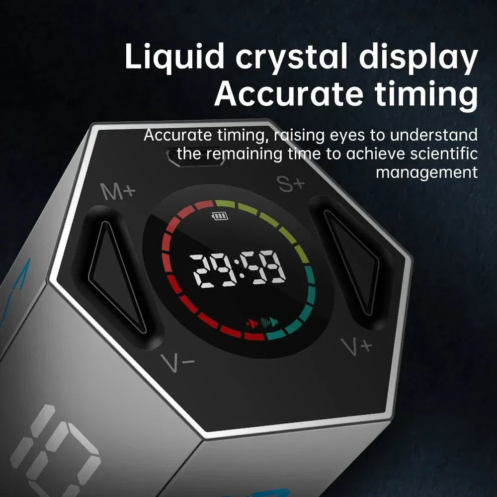High-Performance Digital Kitchen Timer with Alarm Clock - Versatile cooking companion with long-lasting battery, adjustable volume, and precise timing
