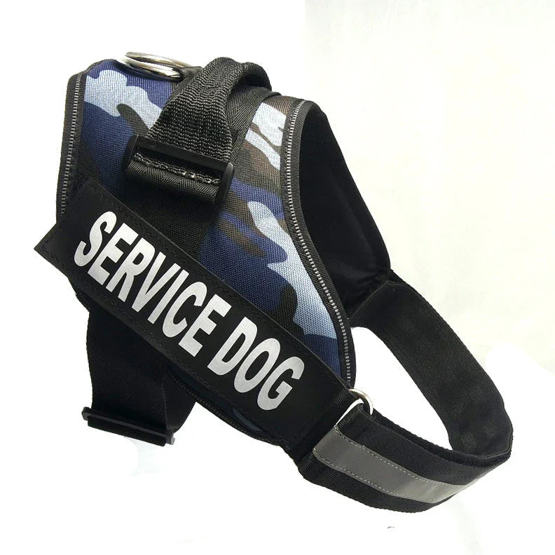 Premium nylon dog chest harness with adjustable fit for comfort and support during outdoor activities