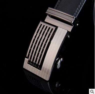 Premium leather automatic buckle belt in multiple styles and sizes
