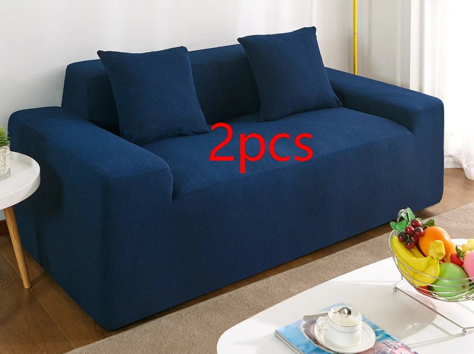 Waterproof polar fleece sofa slipcover in various colours protecting your living room furniture