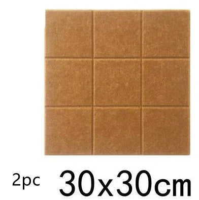 Nordic Small Square Felt Message Board Photo Wall with V-shaped groove design