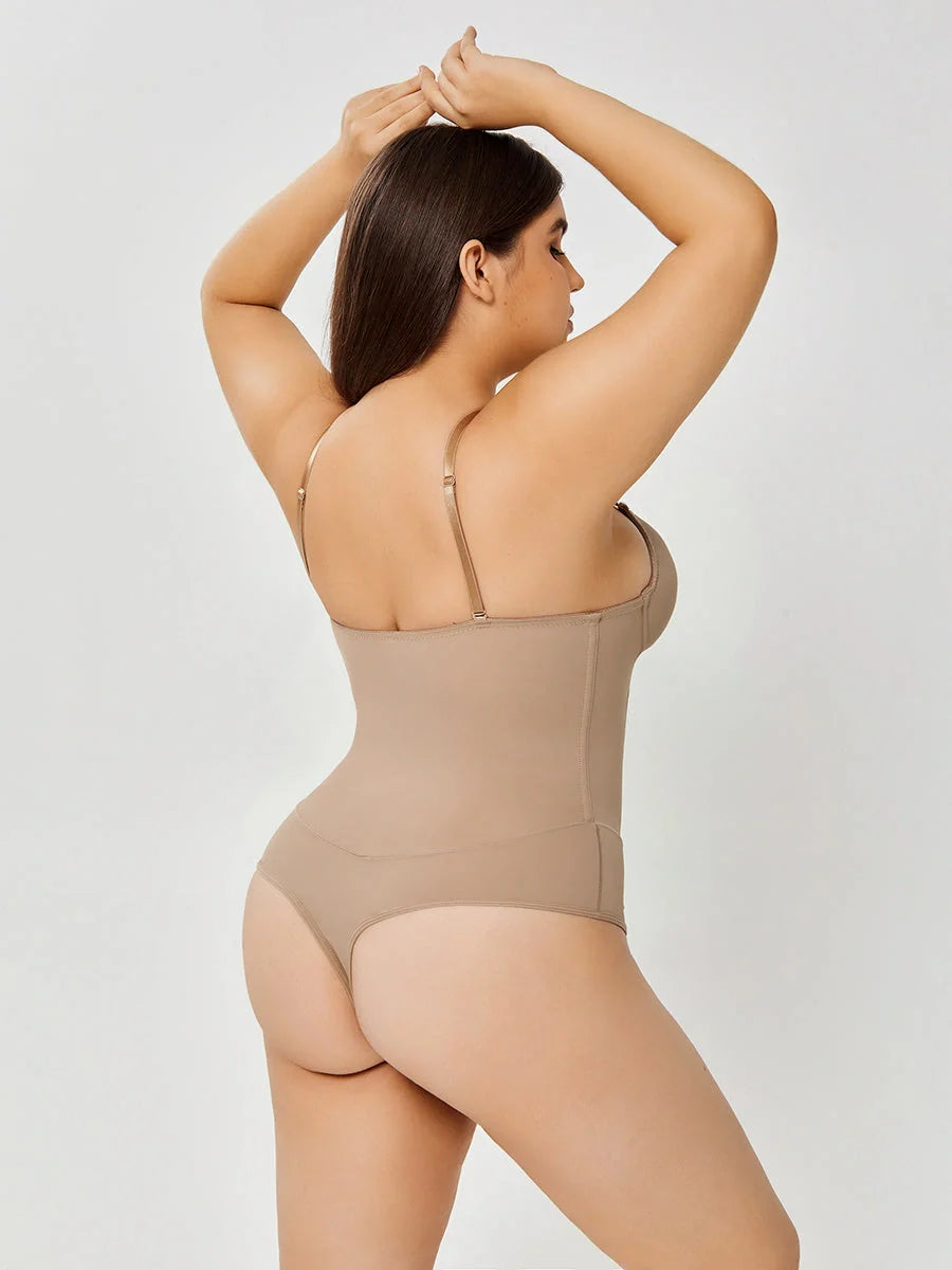 A fashionable women's jumpsuit in black and apricot colors, designed with a sleek and sophisticated silhouette for elegant occasions.