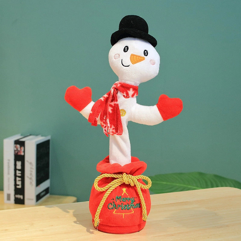 Dancing Christmas Tree Electronic Plush Toy with singing and recording features