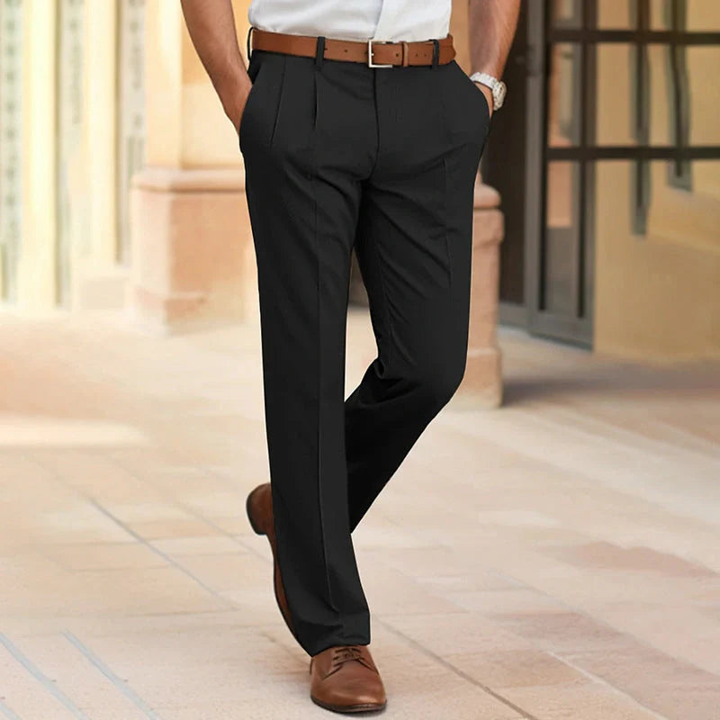 Men's stylish straight fit office trousers in various colours