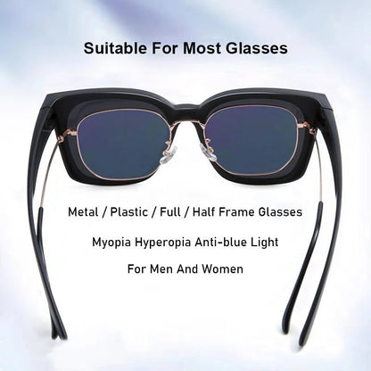 Polarised dual-use sunglasses with anti-glare mirror coating in various colours