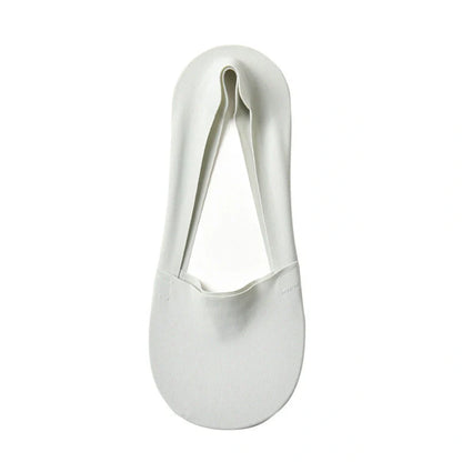 Silicone Non-Slip Shallow Boat Socks for Ladies in various colors, including black, skin, khaki, silver, and more.