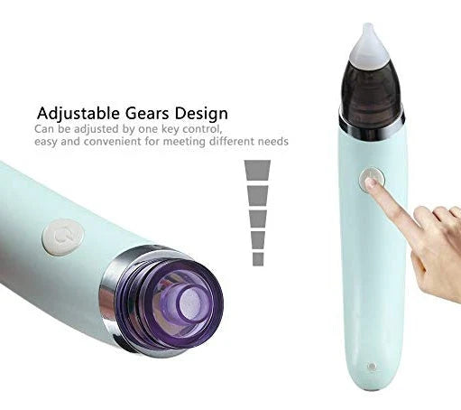 Electric Nasal Aspirator with Adjustable Suction Levels for Gentle Mucus Removal in Babies