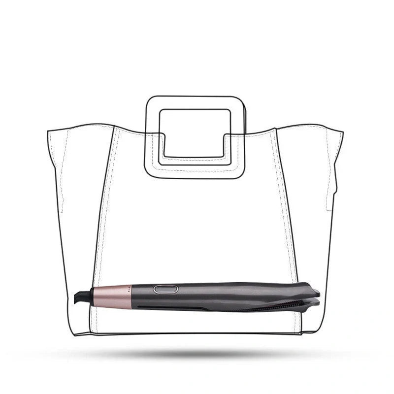 2-in-1 Professional Hair Straightener and Crimper with adjustable temperature settings