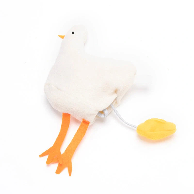 Polar fleece dog foraging toy for slow eating and mental stimulation