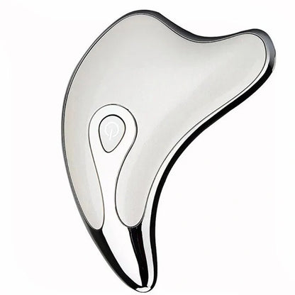 Electric Gua Sha Facial Massager with LED light and microcurrent technology for skin rejuvenation