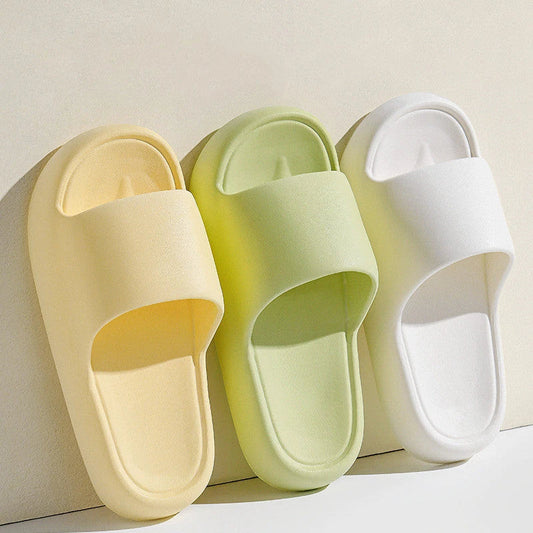 Premium EVA house slippers with thick, slip-resistant soles for indoor comfort and safety