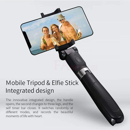 Versatile Bluetooth Selfie Stick for iPhone with Tripod Stand - Capture Professional-Looking Selfies Every Time