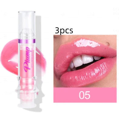 Glossy Luxury Lip Gloss in various shades with a mirror-like shine and hydrating formula