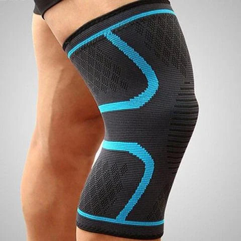 Anti-slip breathable knee support in various colours for joint health