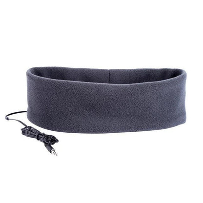 Soft, cozy sleep headphones with built-in speakers and sleep mask functionality for a comfortable and restful night's sleep
