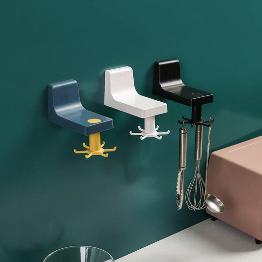 A versatile spoon, spatula, and utensil organiser stand with a telescopic design and 360-degree swivel function.