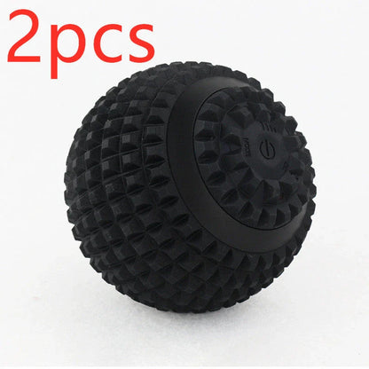 Premium vibrating massage ball with 4 adjustable vibration modes for muscle relaxation and recovery