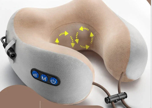 Luxurious Therapeutic Neck and Shoulder Massager with Premium Velvet Exterior and Customisable Massage Settings