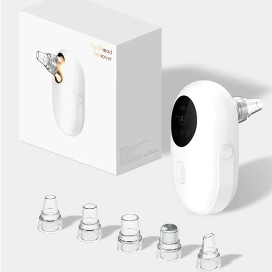 Blackhead Household Electric Cleanser in silver and gold for deep skin cleaning