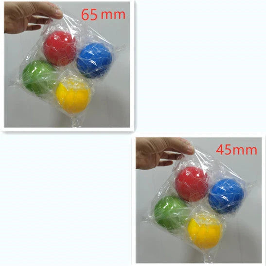 Premium Luminous Sticky Stress Relief Balls in various colors and sizes, with a glow-in-the-dark feature for a captivating and soothing relaxation experience.