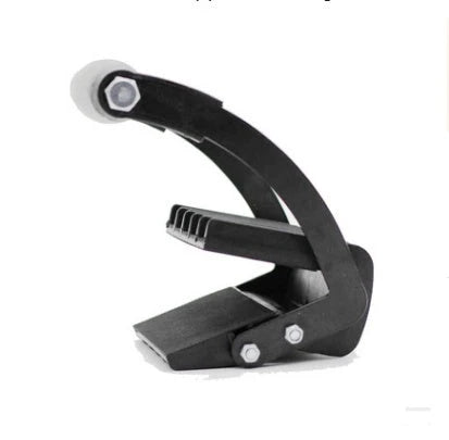 Premium sturdy metal and wood portable handle clip with smooth-gliding quick-clip mechanism