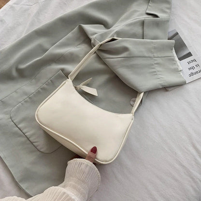 Versatile PU underarm bag in multiple colours for stylish everyday use