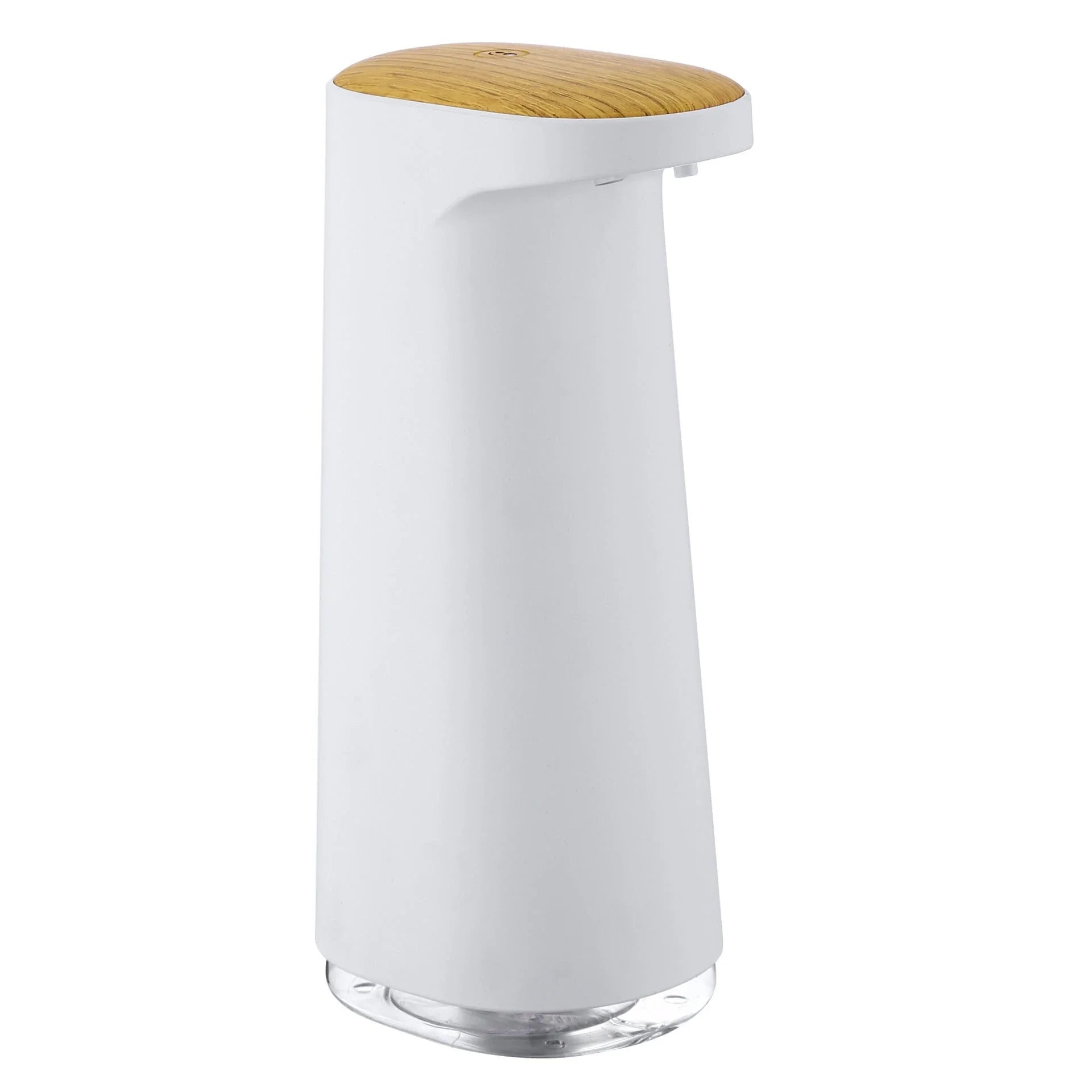 Automatic foaming soap dispenser with infrared sensor for hands-free use in bathroom and kitchen