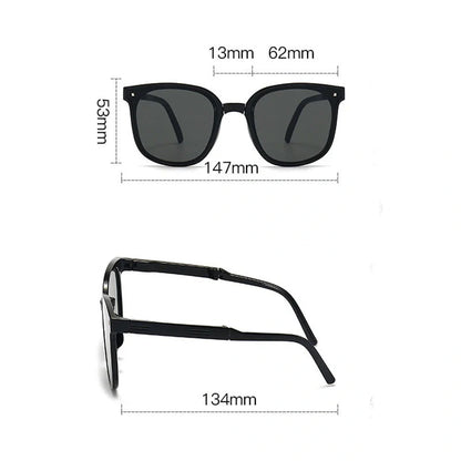 Folding sunglasses with UV400 protection in various colours