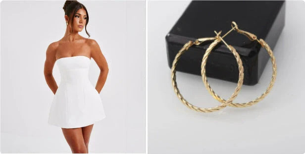 Backless tube dress in various colors, featuring a figure-flattering A-line silhouette and comfortable, breathable fabric for summer wear.