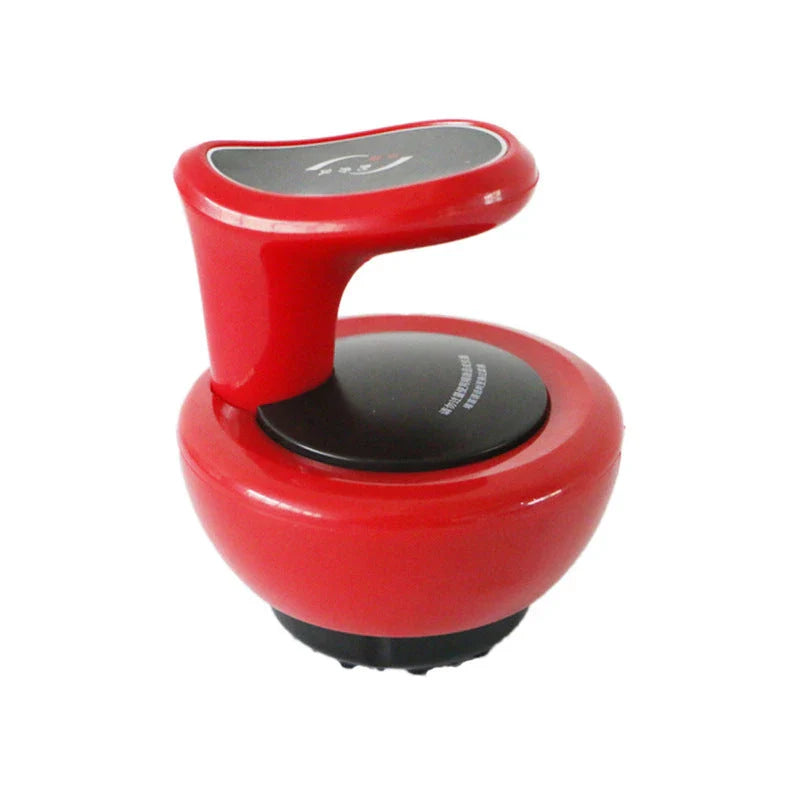 Premium skin brushing and massage device with negative pressure cupping, magnetic therapy, and customizable massage heads