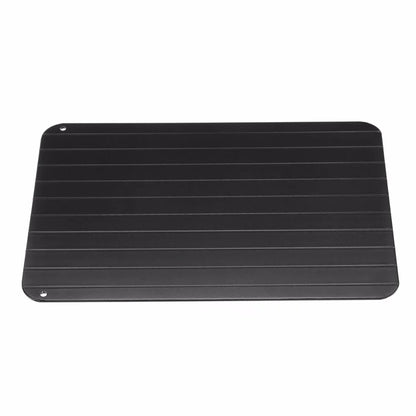 Rapid aluminium defrosting tray for quickly thawing frozen meats, seafood, and other frozen foods
