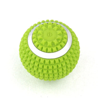 Premium vibrating massage ball with 4 adjustable vibration modes for muscle relaxation and recovery