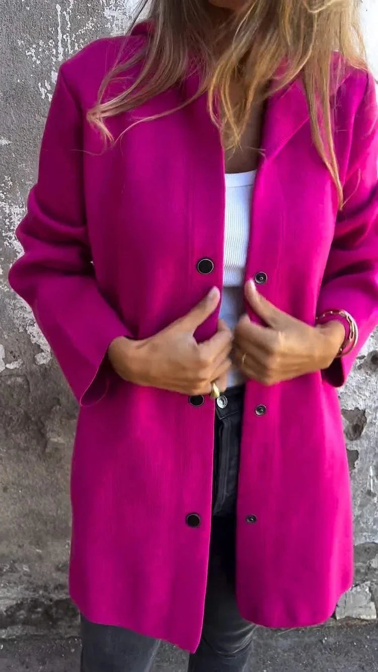A stylish hooded cardigan jacket in various colors, featuring a single-breasted design and adjustable hood for versatile fashion.