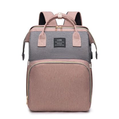 New Mummy Baby Crib Backpack with insulated milk storage compartment and large capacity