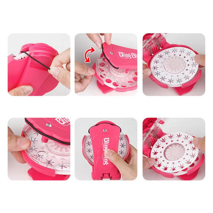 Bling Drilling Rig Modelling Tool with gems for creative children's play