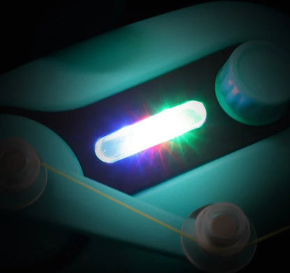 A high-performance fish bite alarm with an intermittent and continuous alarm system, bright LED light indicator, and durable construction for serious anglers.