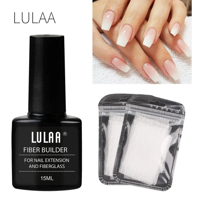 Professional Nail Extension Fiber Set for at-home salon-quality nails