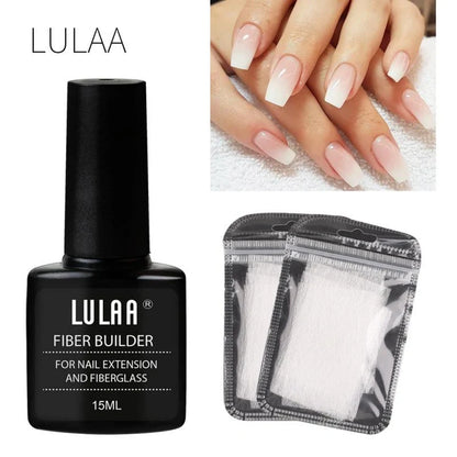 Professional Nail Extension Fiber Set for at-home salon-quality nails
