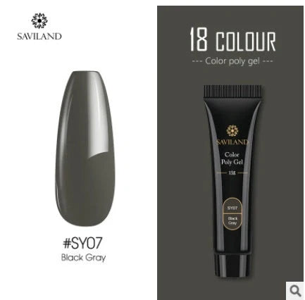 15g Coloured Crystal Nail Extension Glue for vibrant, durable nail art