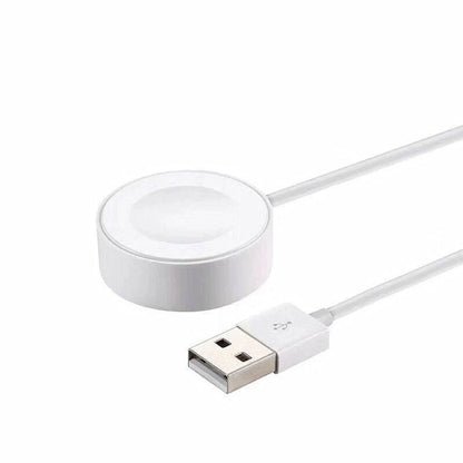 Portable wireless charger for Apple Watch with charging dock station stand and USB charging capabilities
