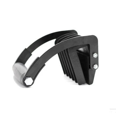 Premium sturdy metal and wood portable handle clip with smooth-gliding quick-clip mechanism