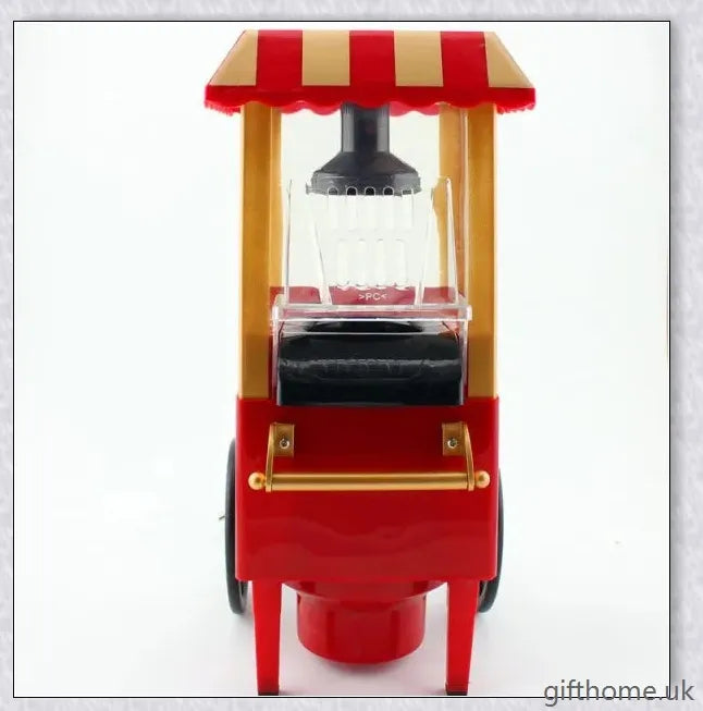 Retro-inspired Mini Popcorn Maker with Classic Car Design for Healthier, Oil-Free Snacking