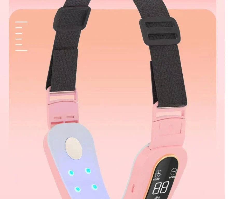 Microcurrent Face Massager with EMS and LED Photon Therapy for V Shape Slimming