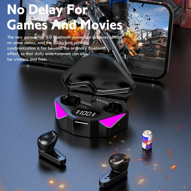 Premium wireless gaming headphones with noise cancellation and Bluetooth connectivity for immersive audio and clear team communication