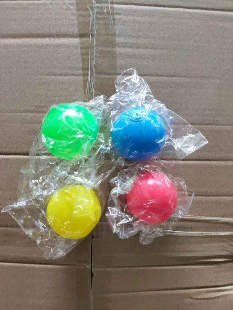 Premium Luminous Sticky Stress Relief Balls in various colors and sizes, with a glow-in-the-dark feature for a captivating and soothing relaxation experience.