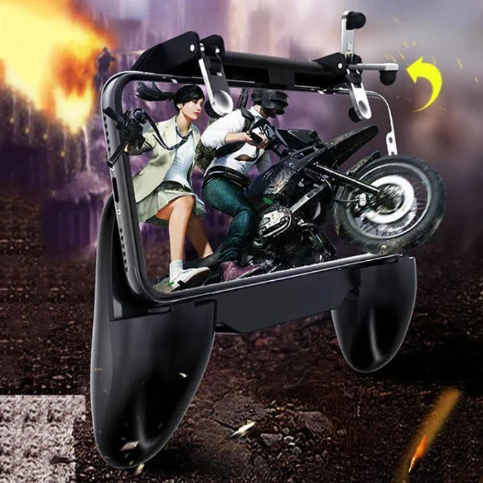 Versatile smartphone game controller with cooling fan for enhanced mobile gaming experience